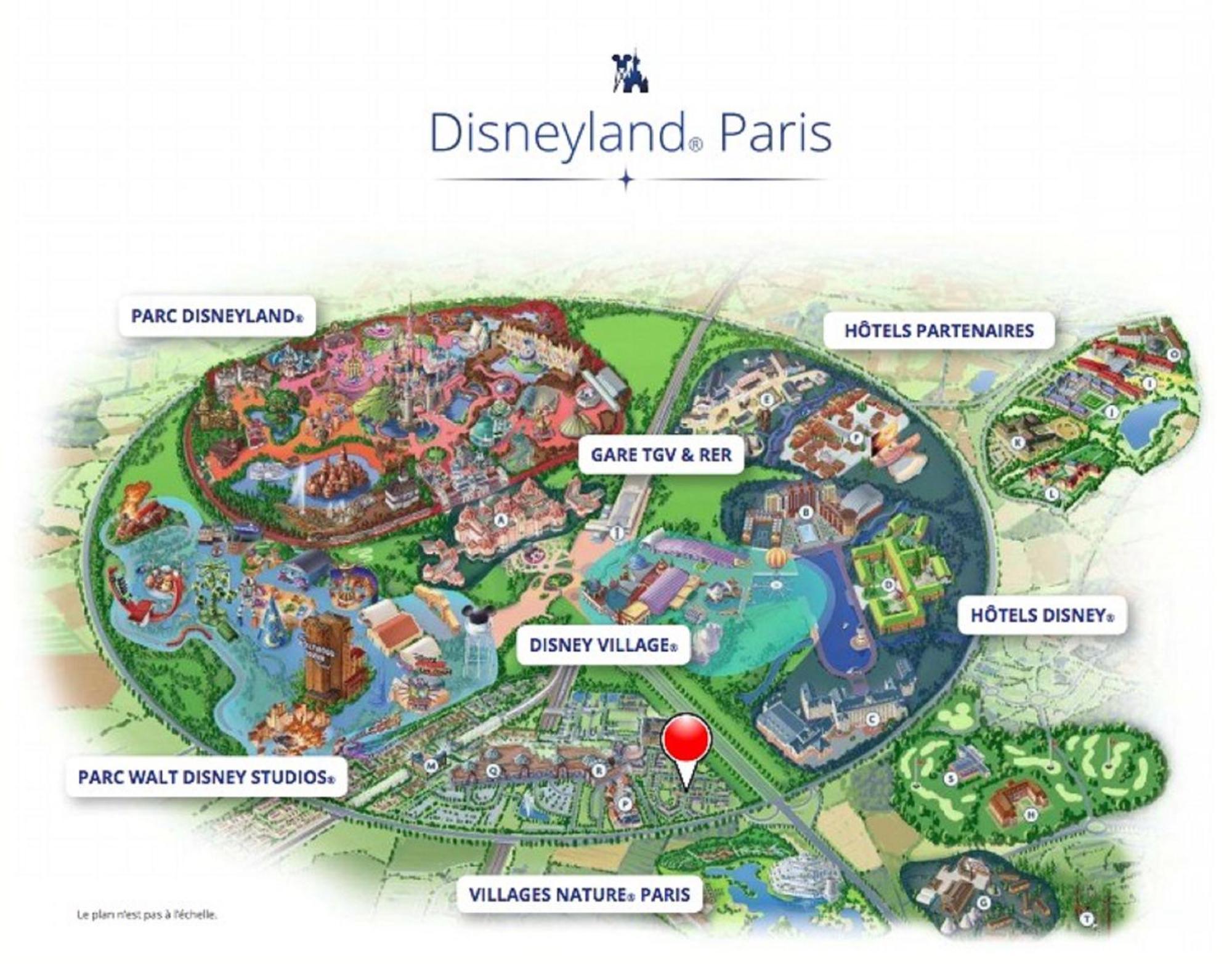 Le Cartier Appt F3, 7Mn Disneyland, Parking,Terrace Serris Bagian luar foto