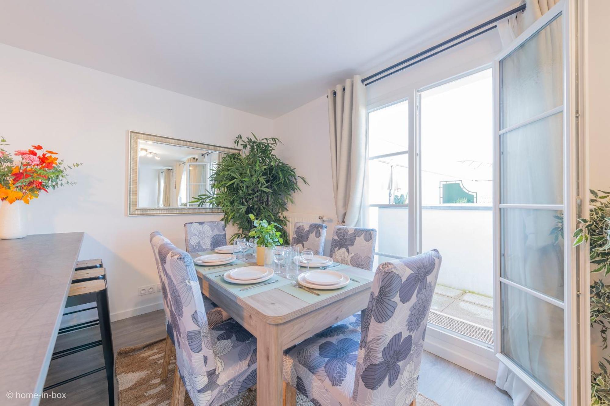 Le Cartier Appt F3, 7Mn Disneyland, Parking,Terrace Serris Bagian luar foto