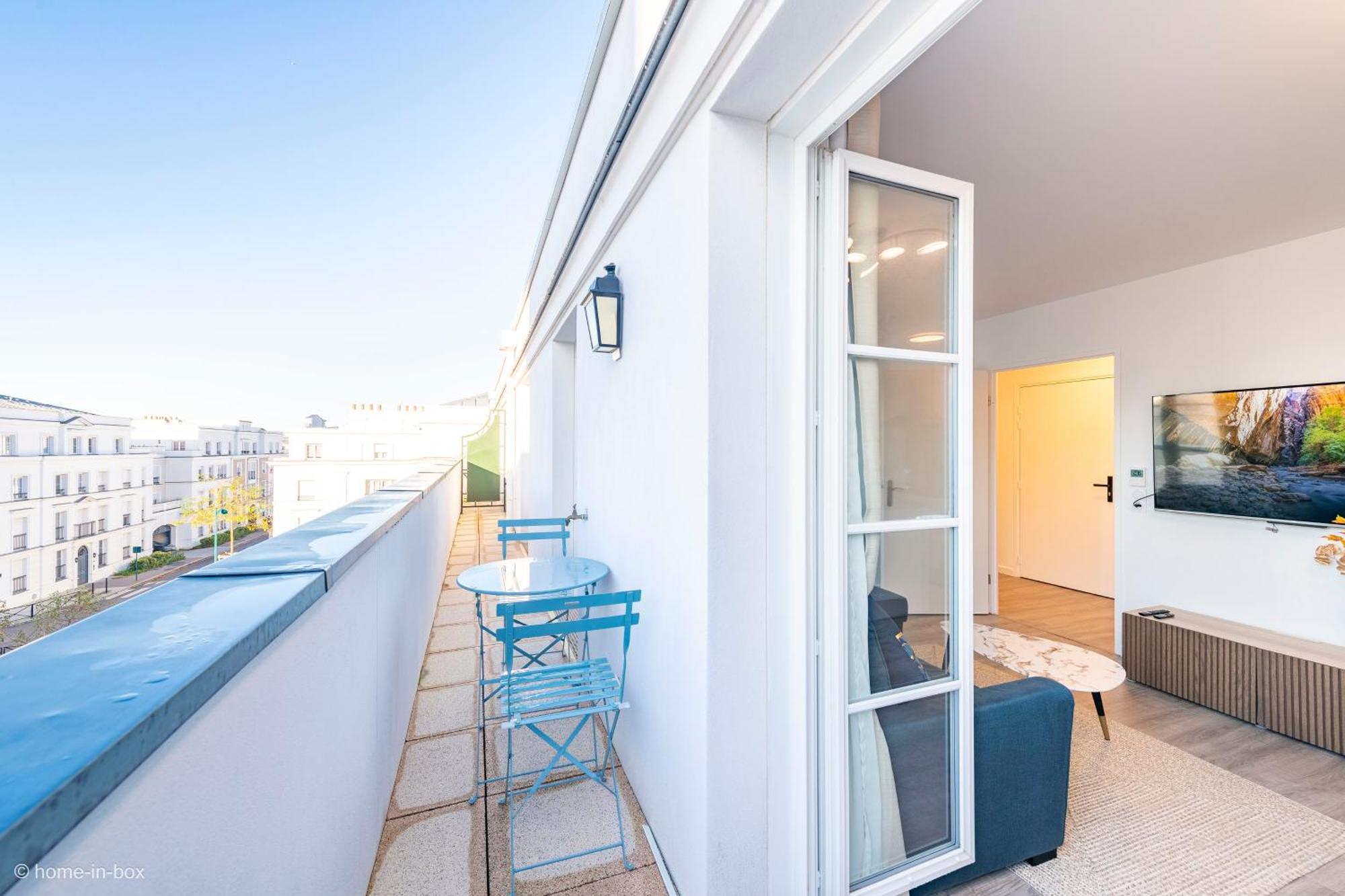 Le Cartier Appt F3, 7Mn Disneyland, Parking,Terrace Serris Bagian luar foto